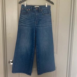 Madewell Wide Leg Crop Jean